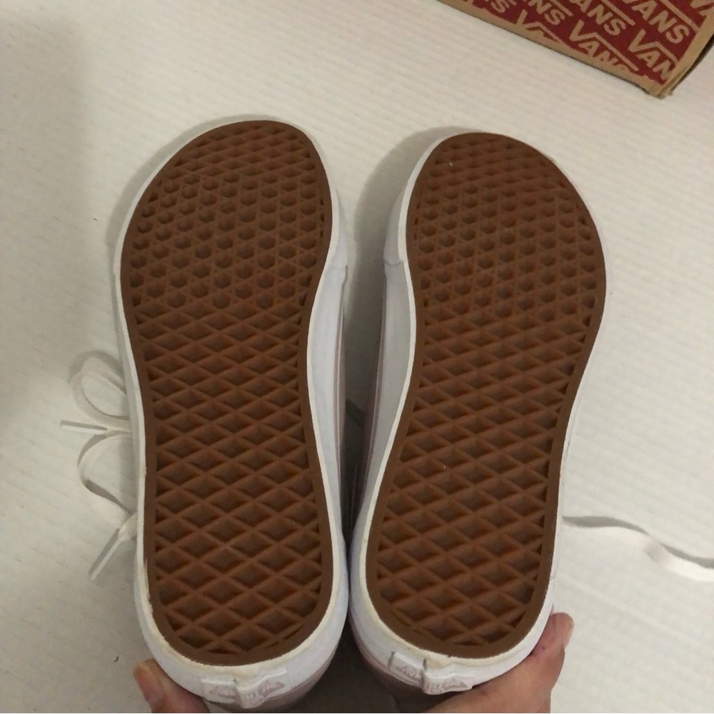 Vans Shoes Womens Size 10.5 Brand New Off The Wall Violet Ice Tie Casual Skater - Picture 9 of 10